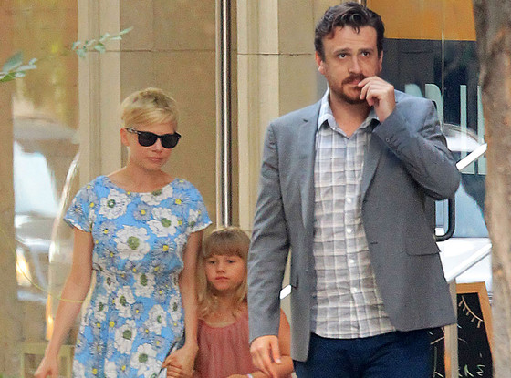 Michelle Williams, Jason Segel, Matilda Ledger Michelle Williams, Jason Segel, Matilda Ledger